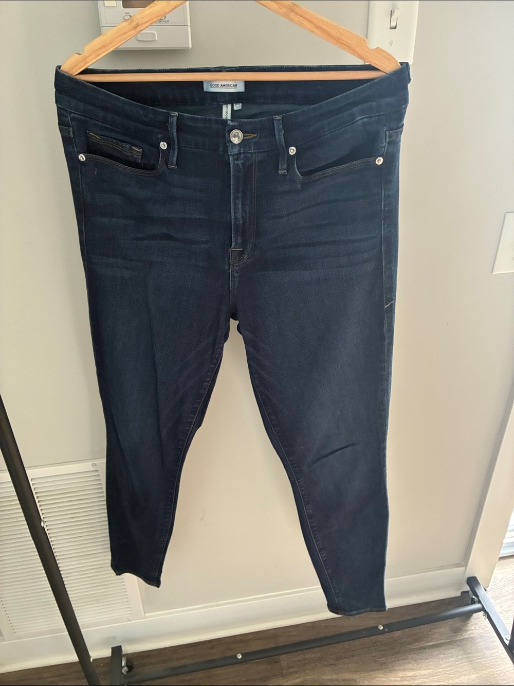 Good American Good Legs Dark Skinny Jeans